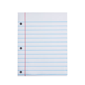 2 Pack Dry Erase Magnetic Notebook Paper for Classroom Whiteboard, Large Lined Paper Sheets for Bulletin Board (17 x 22 In)