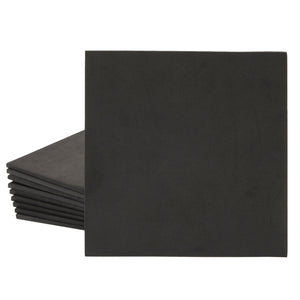 10-Pack Black EVA Foam Sheets, 9.6x9.6-Inch 5mm Thick High-Density Foam Sheets for Arts and Crafts Supplies, Cosplay Costumes and Custom Crafted Armor, Formable Foam for Crafting