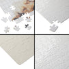 10 Pack A4 Blank Sublimation Puzzles, Custom Puzzle for DIY Crafts, White Cardboard Heat Press Jigsaw, 120 Pieces, Bulk