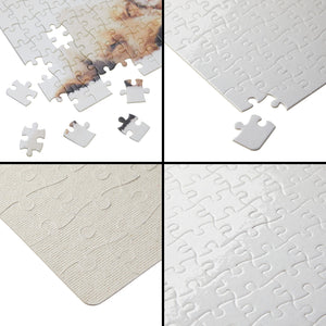 10 Pack A4 Blank Sublimation Puzzles, Custom Puzzle for DIY Crafts, White Cardboard Heat Press Jigsaw, 120 Pieces, Bulk