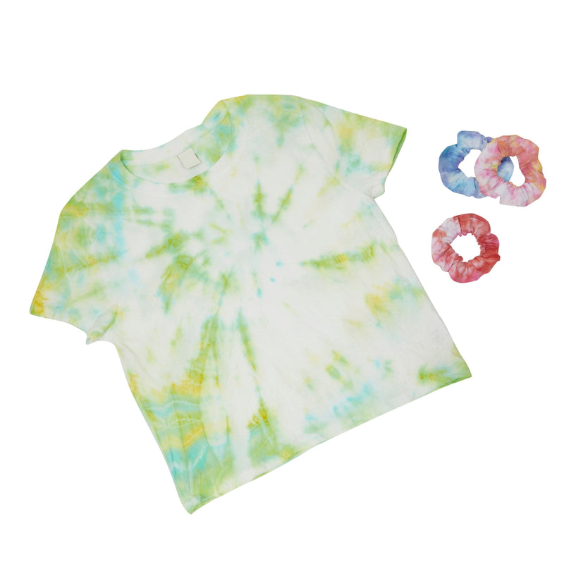 Soda Ash Tie Dye Kit with 6 Colors, Rubber Bands, Gloves, Mixing Bottles (53 Piece Set)