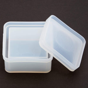 Clear Resin Silicone Shaping Kit, DIY Craft Supplies, Geometric Shapes (4 Pieces)