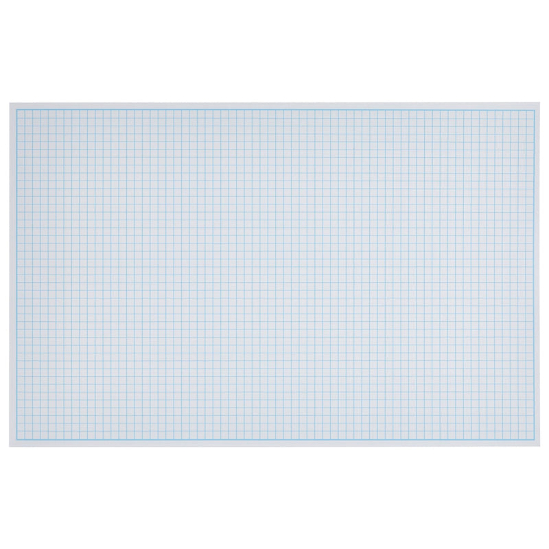 2 Pack Engineering Graph Paper Pads, 11x17 Quadrille Grid Paper for Drafting, Engineering, Blueprint Drawing, Architect Designers (4 Squares Per Inch, 50 Sheets Each Pad)