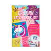 Mini Unicorn Latch Hook Rug Kit For Kids Crafts, Adults, and Beginners, DIY (12 x 11 In)