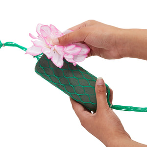 Wet Floral Foam, Fresh Artificial Flower Garland for Decorations (9 Ft, 14 Pieces)