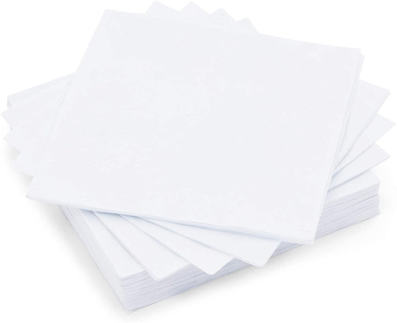 Cut Away Embroidery Stabilizer Backing Sheets (8 x 8 in, 100 Pack)