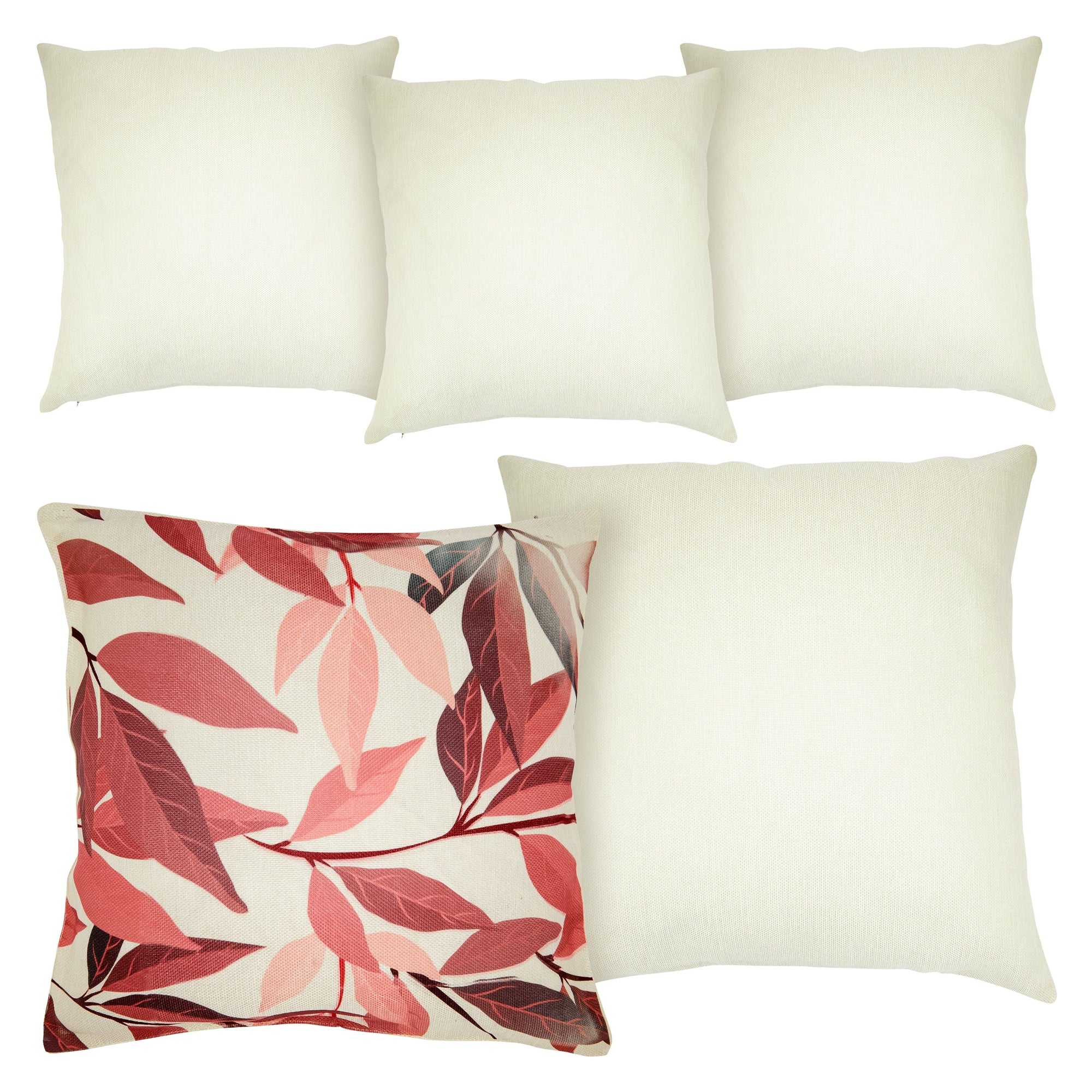 Bulk Order Linen / White Blank Sublimation Pillow Case Cushion